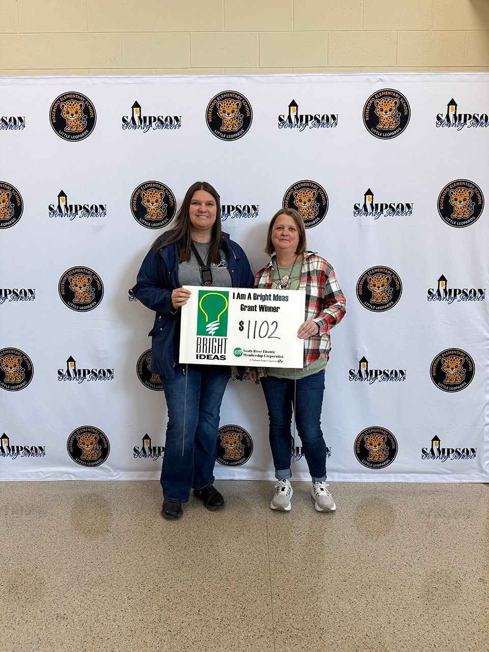 Megan Marshall and Assistant Principal Brandi Daniels